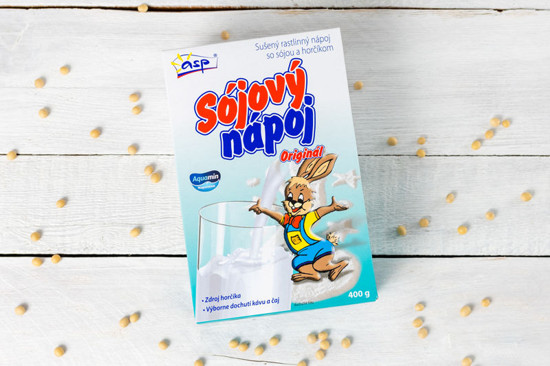 sojovy napoj zajac